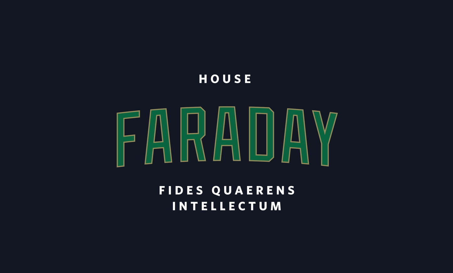 House Faraday Navy Tee—Adult