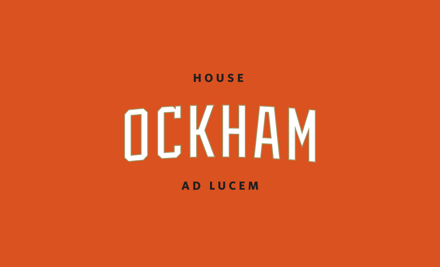 House Ockham Orange Crewneck—Adult