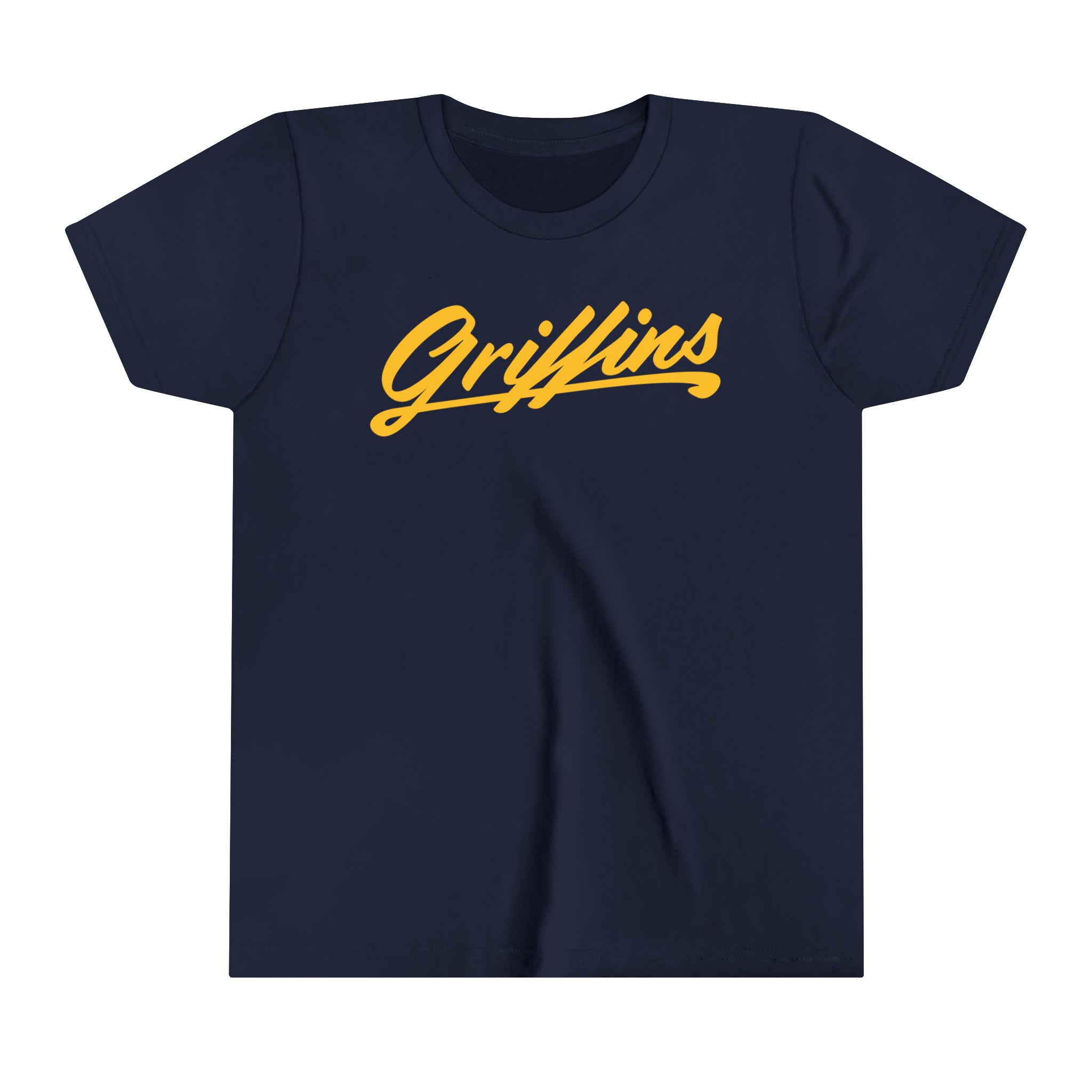 Griffin Script Writing Griffins Script Tee—Youth – Griffin Gear by The Cambridge School