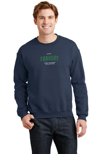 House Faraday Navy Crewneck—Adult