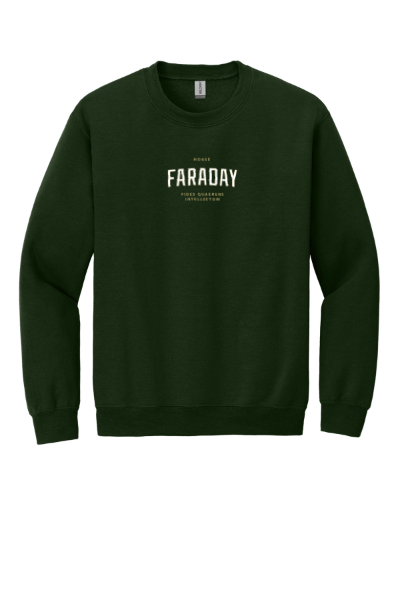 House Faraday Forrest Green Crewneck—Adult